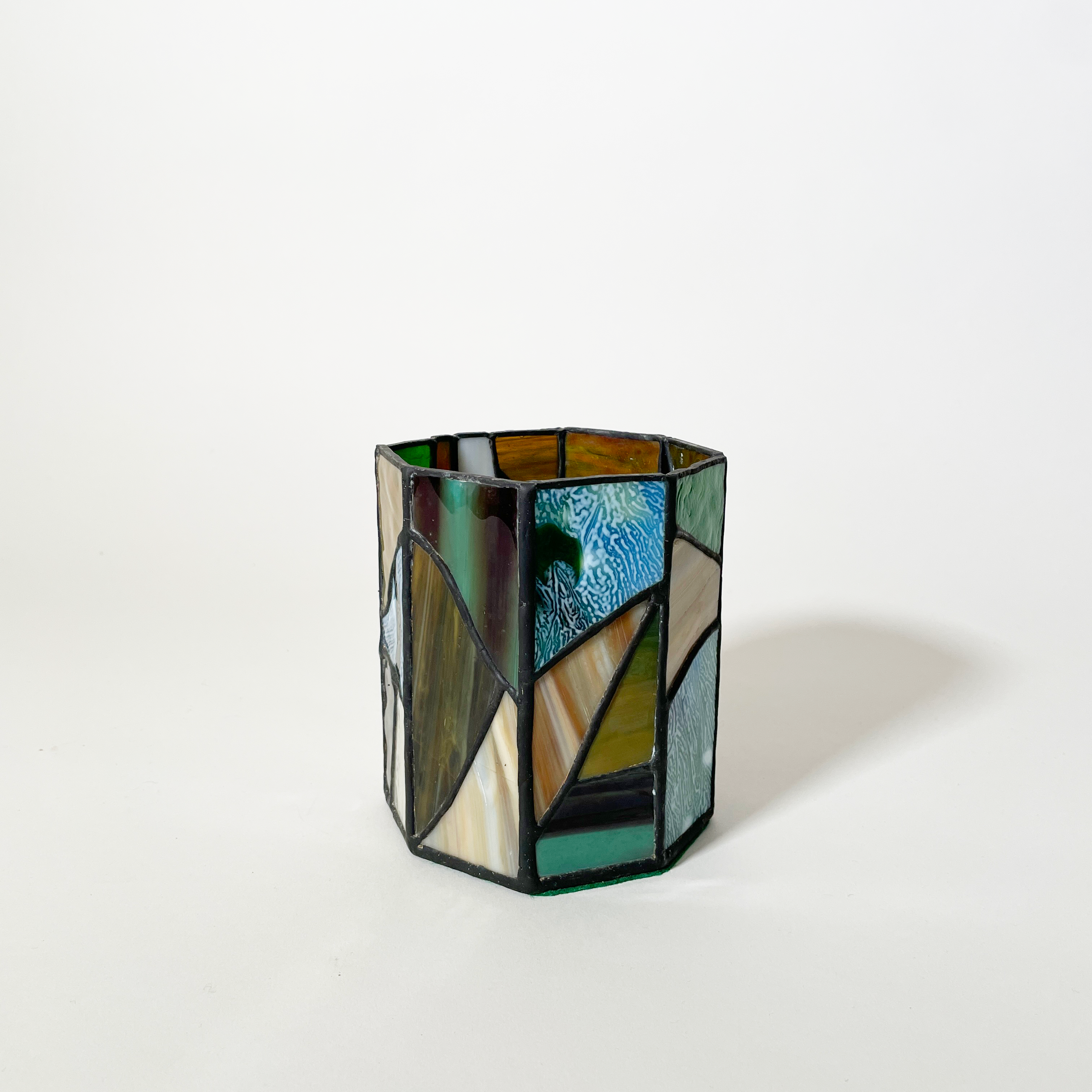 Stained Glass Candle Surrounds