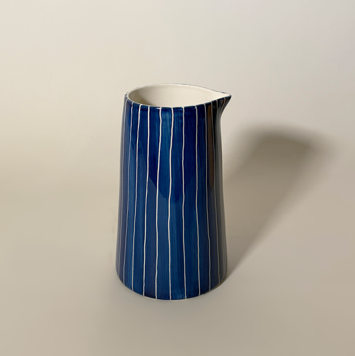 Striped Ceramic Pitchers