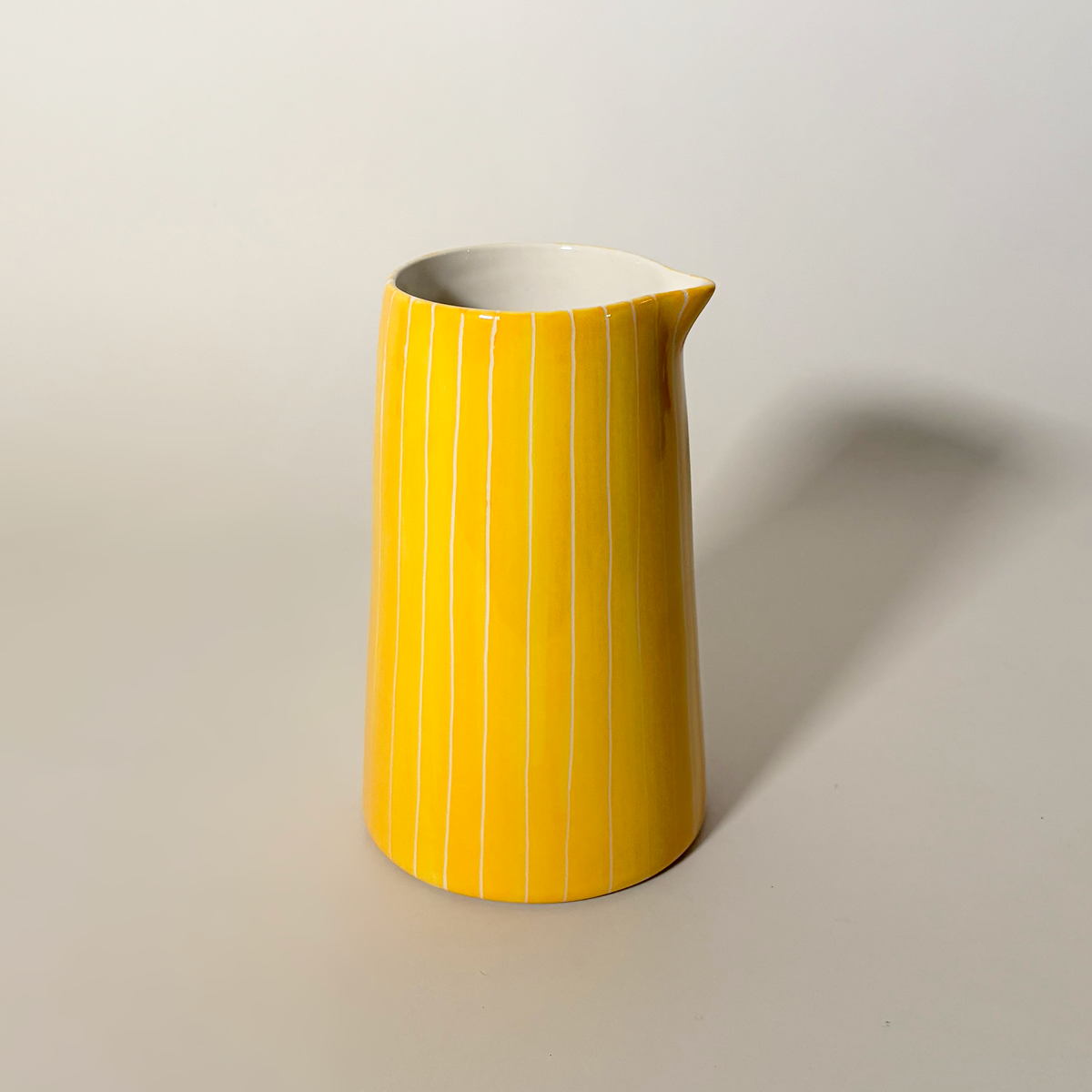 Striped Ceramic Pitchers
