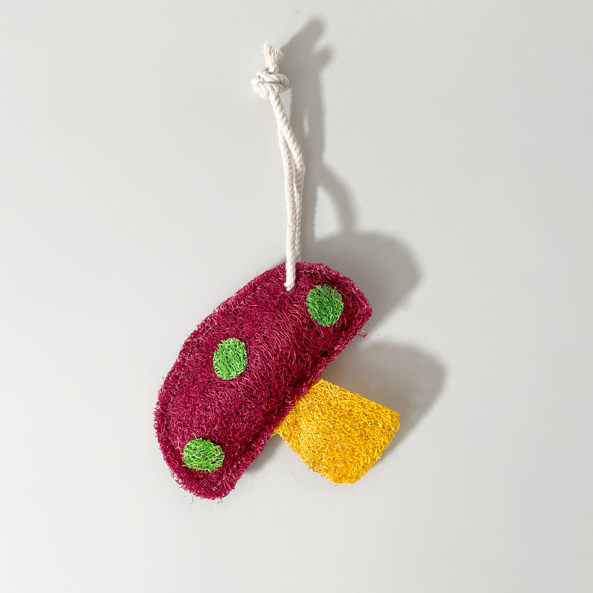 Mushroom-Shaped Biodegradable Loofah Sponge – Eco-Friendly Scrubber