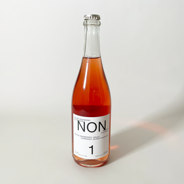 Salted Raspberry & Chamomile Non-Alcoholic Sparkling Wine