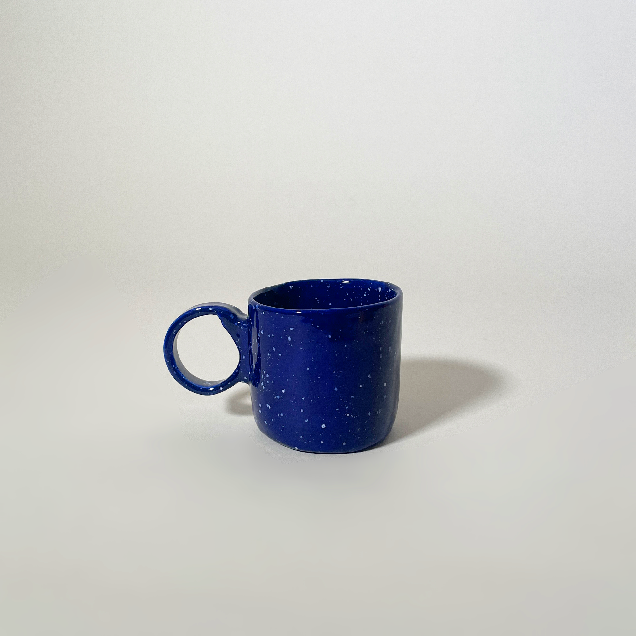 Handmade Speckled-Glazed Ceramic Espresso Cup