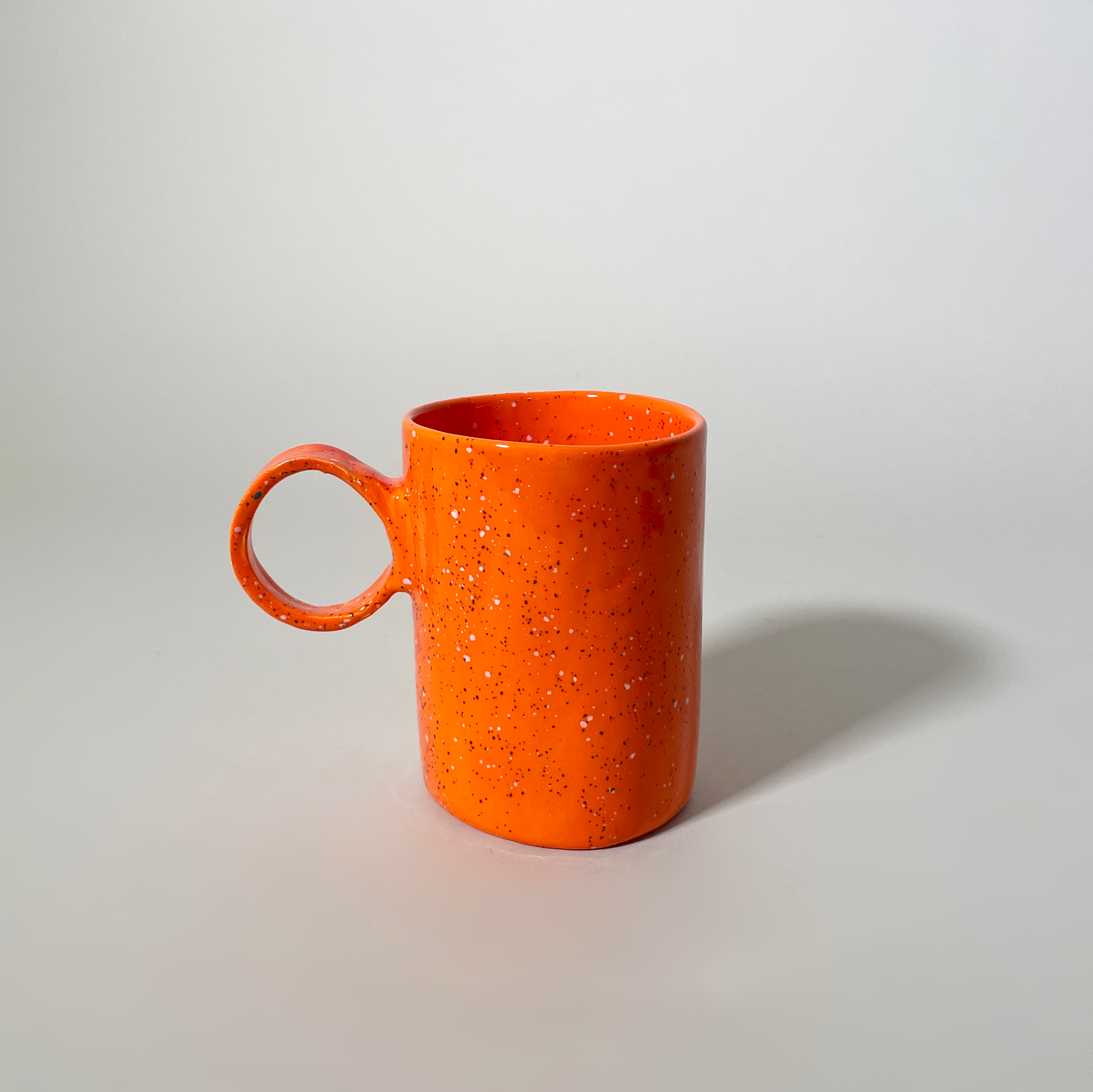 Handmade Speckle-Glazed Ceramic Mug