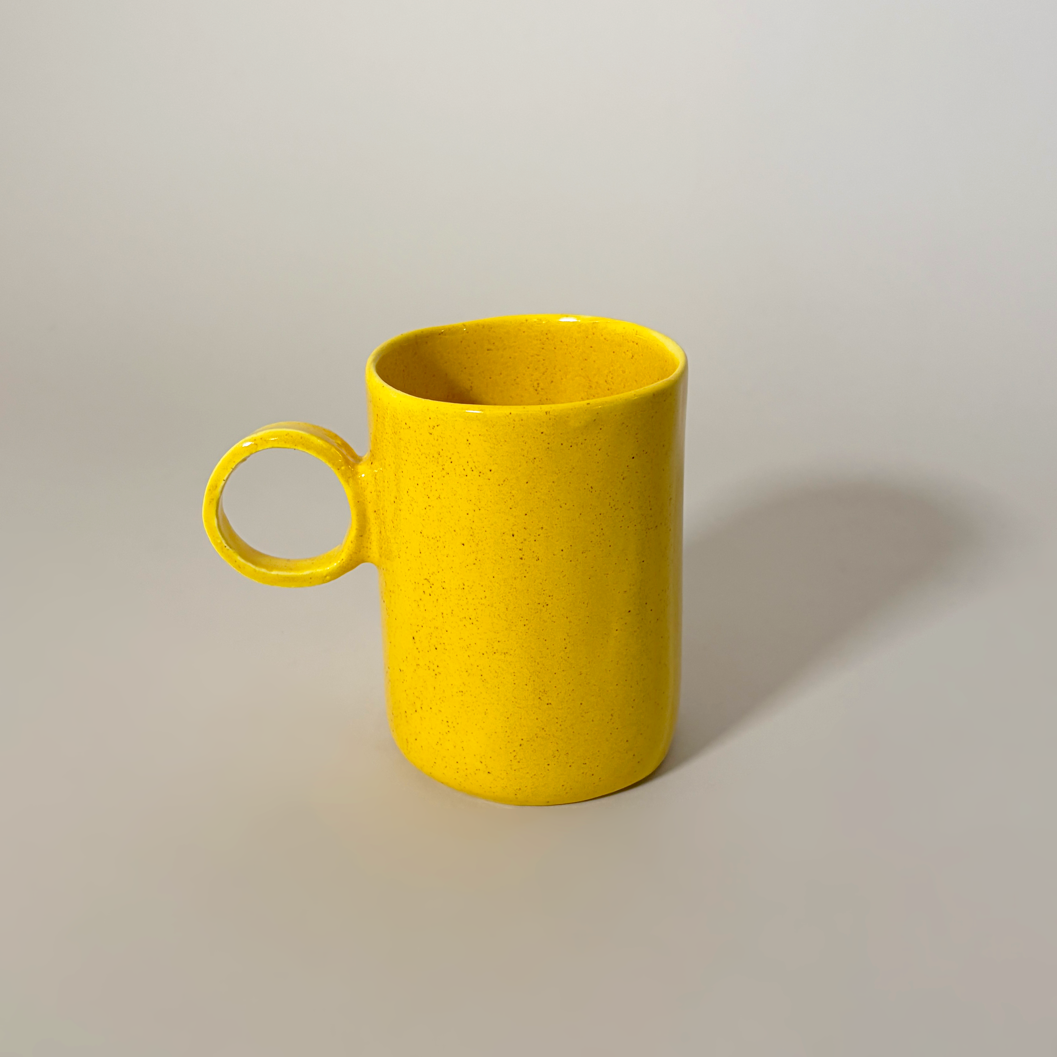 Handmade Speckle-Glazed Ceramic Mug