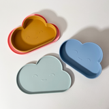 OYOY Living Design Cloud-Shaped Silicone Plate & Bowl Set for Children