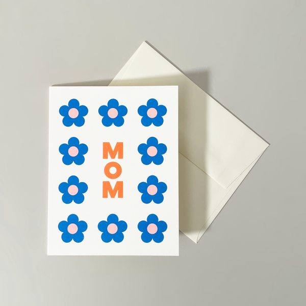 Mom Flowers Greeting Card