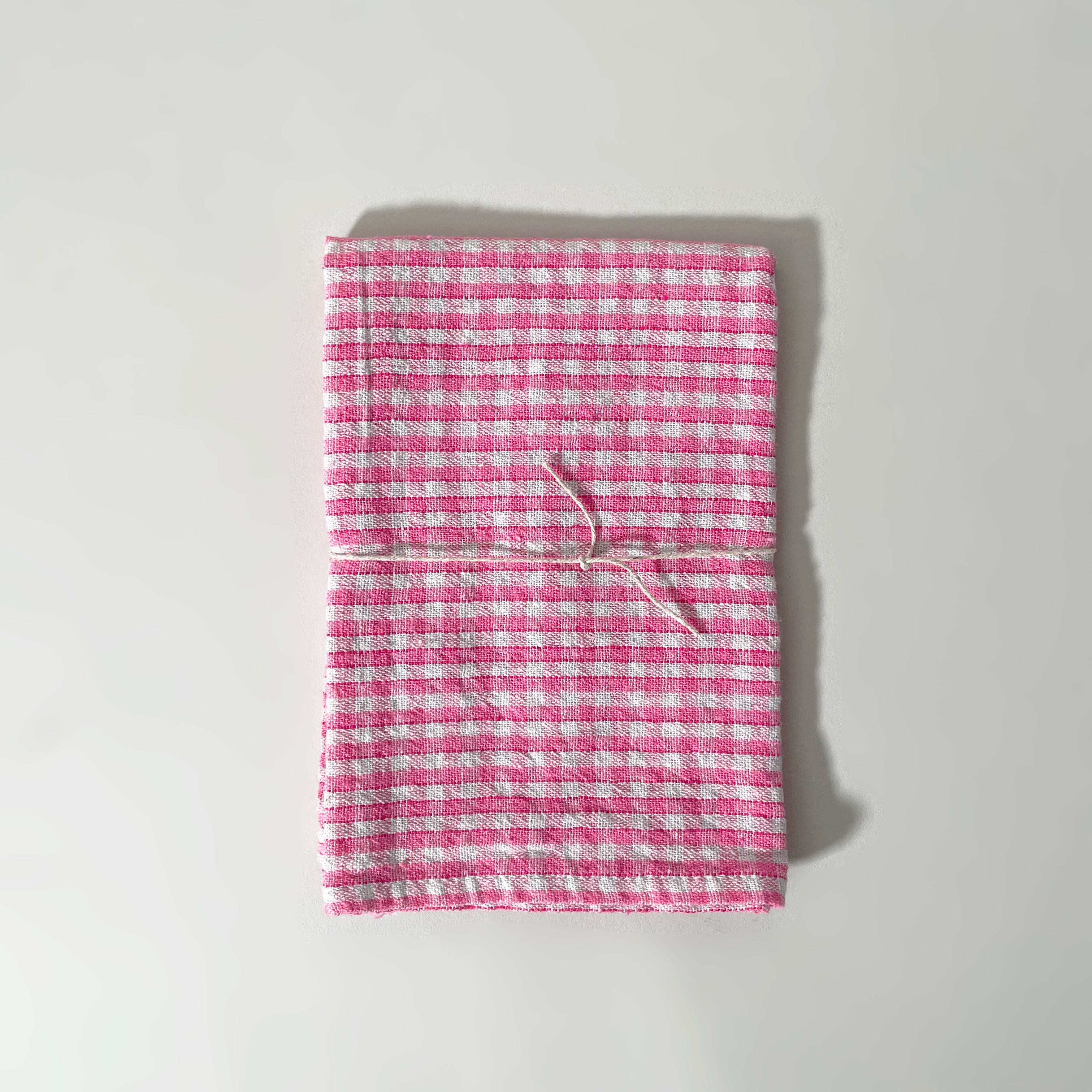 Organic Cotton Gingham Kitchen Towels