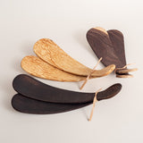 Peterman's Boards & Bowls Walnut, Maple & Ebony Wood Salad Servers