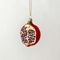 Pomegranate Blown Glass Ornament