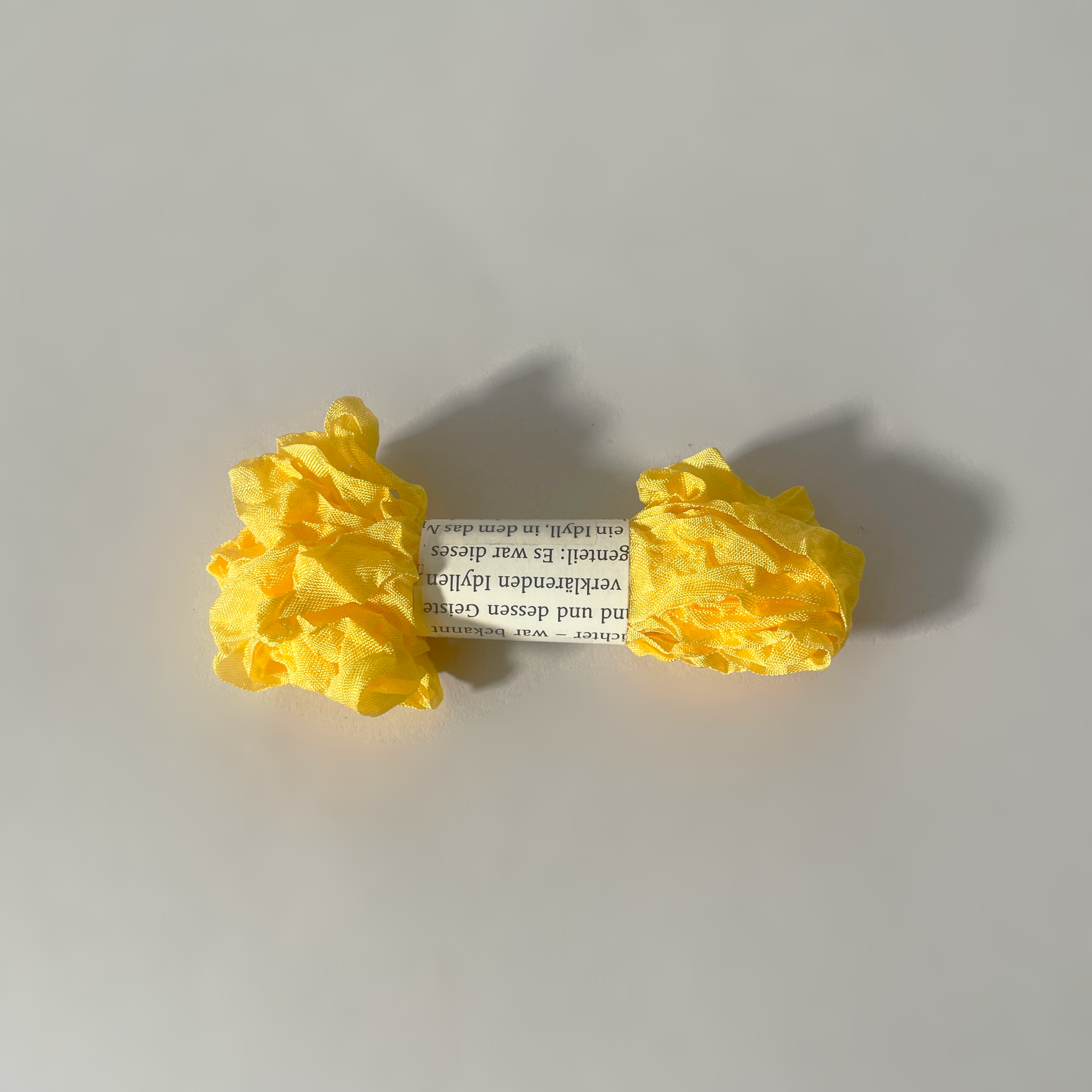 RiverHaus Crinkled Ribbon Bundle Bright Yellow