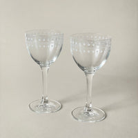  Rolf Glass- Nick & Nora Etched Cocktail Glass - R&D Goods