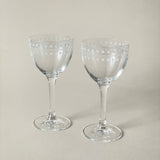  Rolf Glass- Nick & Nora Etched Cocktail Glass - R&D Goods
