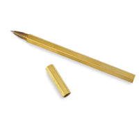 Hexagonal Gold Rollerball Pen