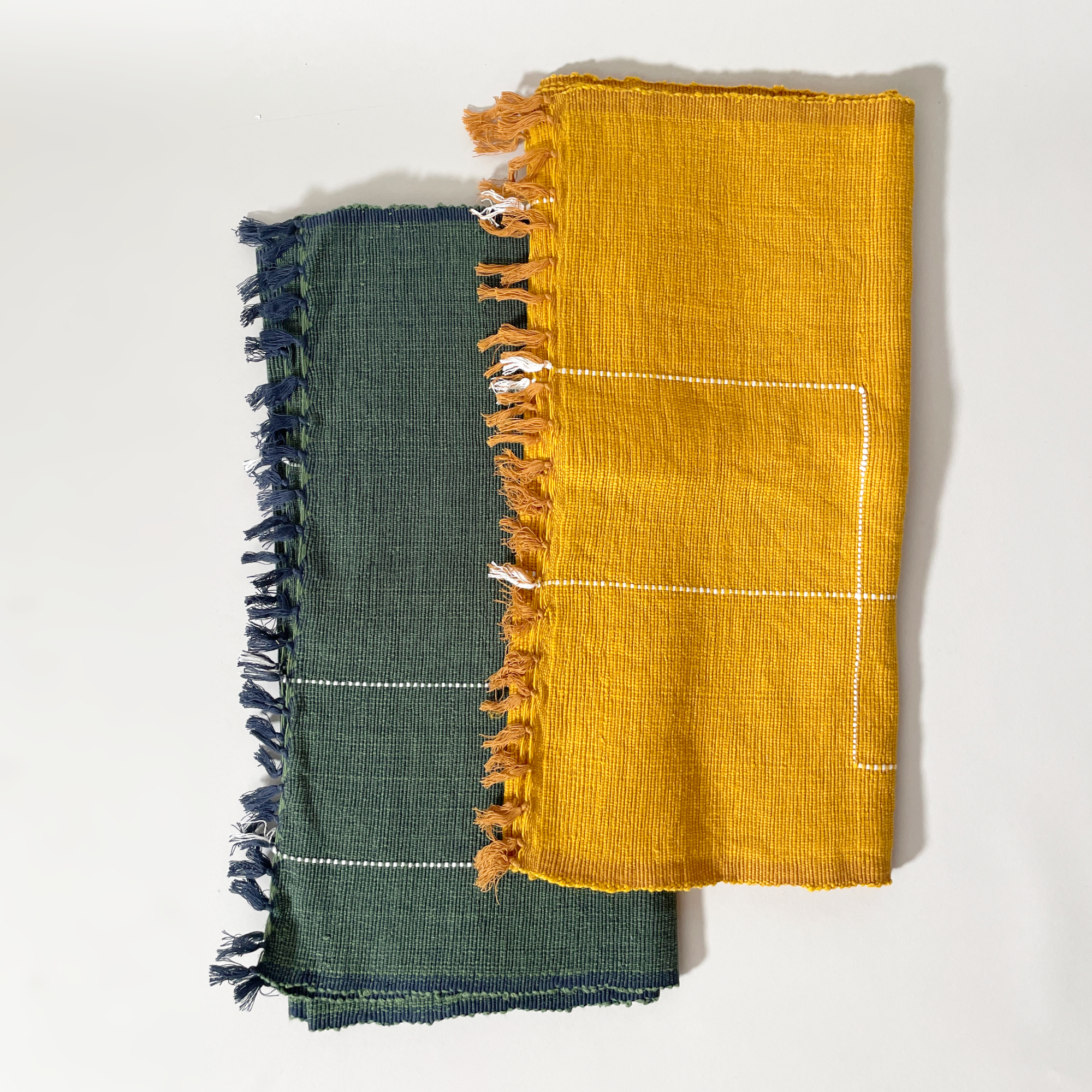 Sabahar Fair Trade Geometric Cotton Table Runners - Handwoven in Ethiopia
