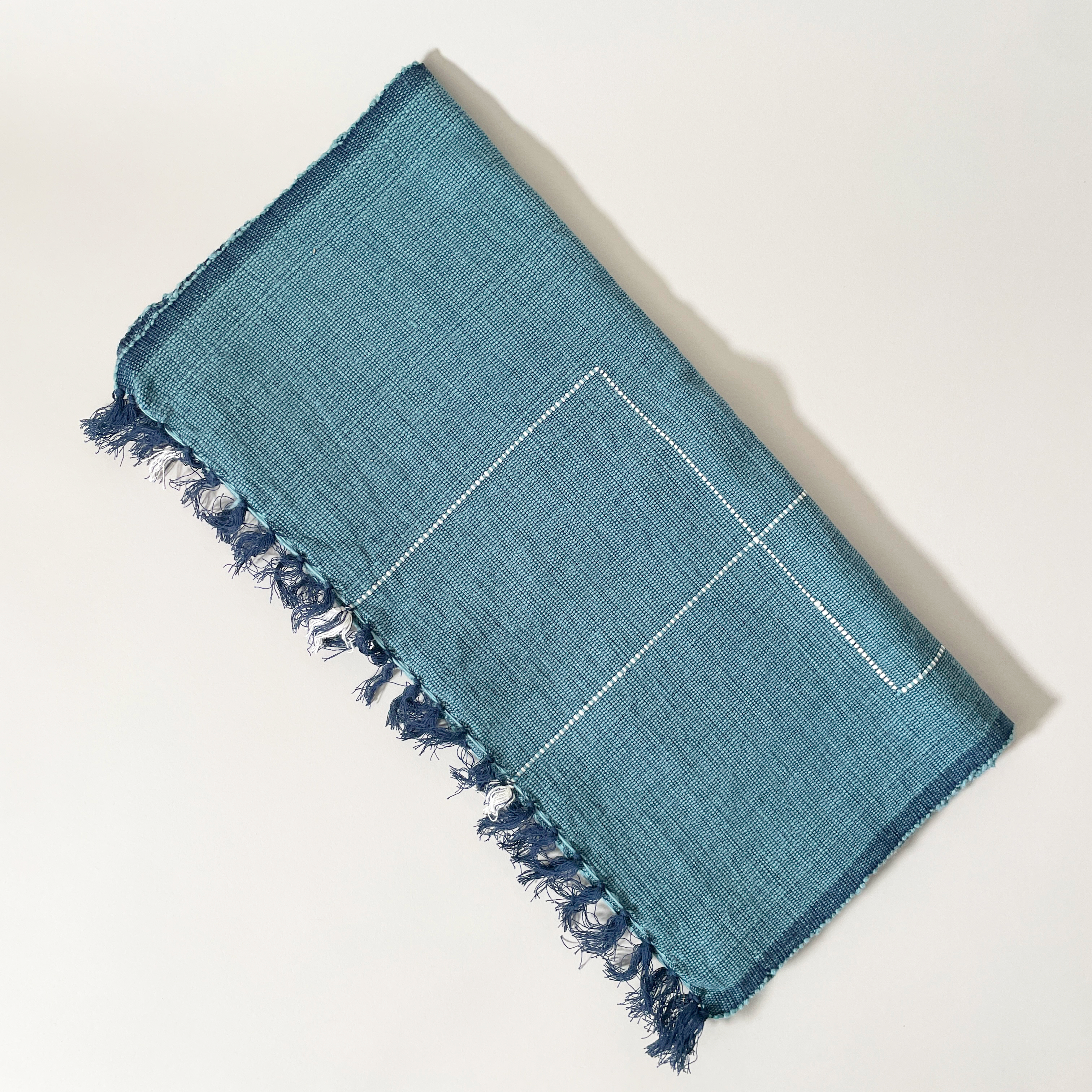 Geometric Handwoven Cotton Table Runner