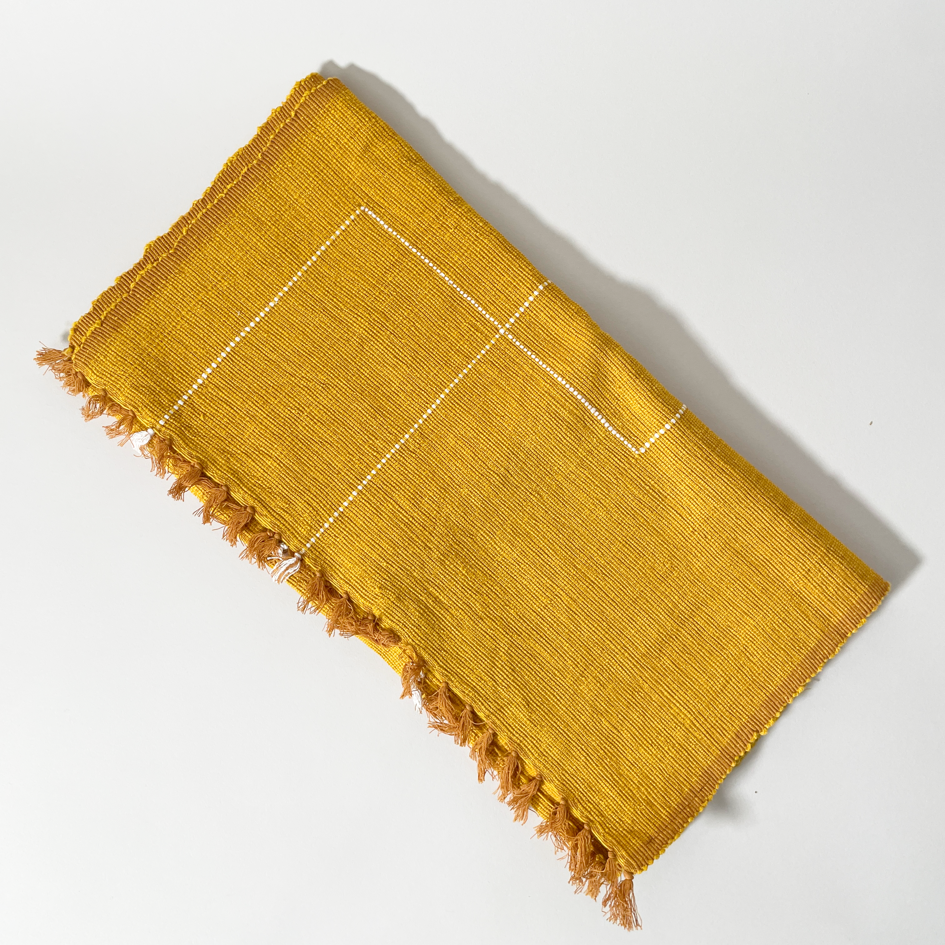 Geometric Handwoven Cotton Table Runner