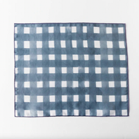 Blue Crosshatch Placemats