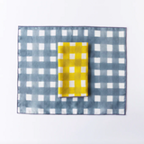 Blue Crosshatch Placemats