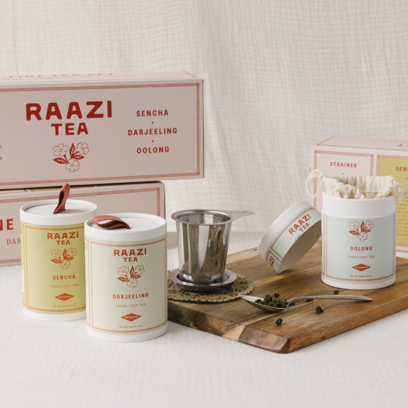 Fine Tea & Strainer Set