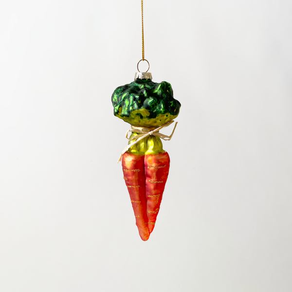 Carrots Blown Glass Ornament