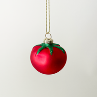 Tomato Blown Glass Ornament