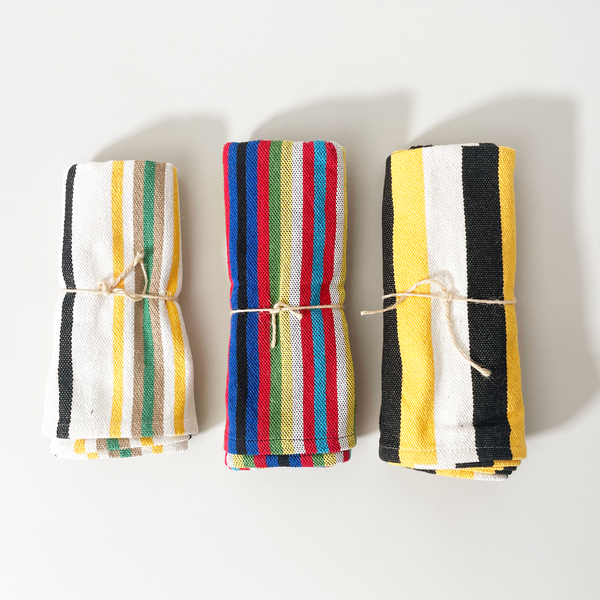 Eturel Madrid - Striped Woven Napkins - R&D Goods