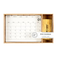 2025 Monthly Tabbed Desk Calendar