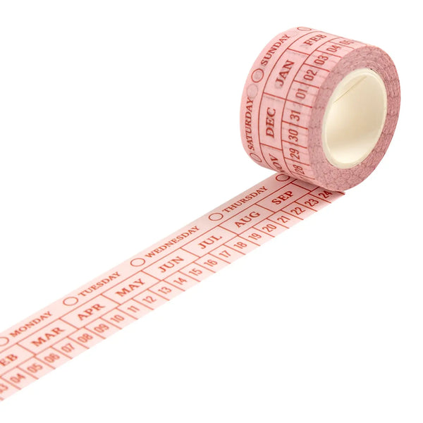 Studio Calico Days & Months Pink Washi Tape