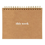 Spiral-Bound Weekly Planner