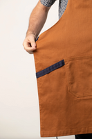 TIL Brown/Garam Apron with Navy Straps, Detail 2