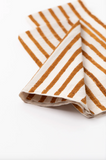 TIL Mustard Block Printed Cotton Napkins, Set of 4, Detail