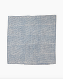 TIL Navy Block Printed Cotton Napkins, Set of 4, Front