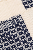 TIL Navy Cotton Table Mats, Set of 4, Detail 4