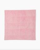 TIL Pink Block Printed Cotton Napkins, Set of 4, Front
