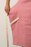 TIL Pink/Blossom Apron with Natural Straps, Detail 2