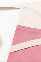 TIL Pink & Natural Apron, Detail