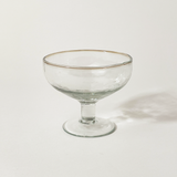 Pebbled Compote Glass