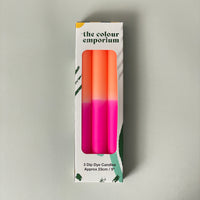 Dip-Dyed Candles (Set of 3)