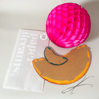 The Conscious Honeycomb Paper Ball Decorations, Set of 3