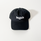 The Silver Spider Embroidered Black Cap Bagels