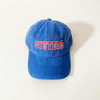 The Silver Spider Embroidered Blue Cap Oysters