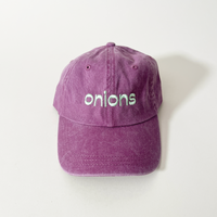 The Silver Spider Embroidered Cap Onions