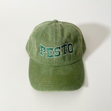 The Silver Spider Embroidered Cap Pesto