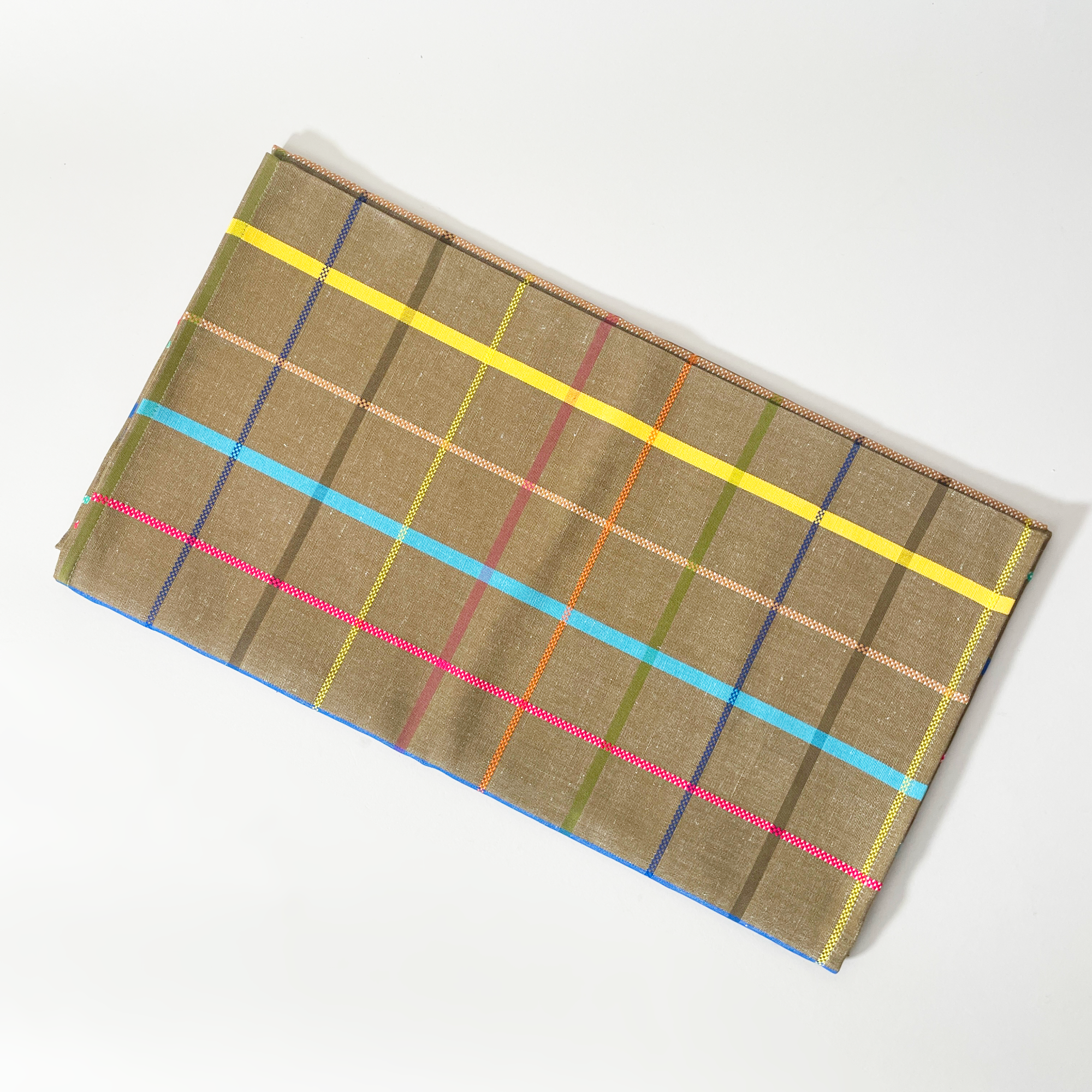 Tissage de Luz Cotton Striped Table Runner, Cottage
