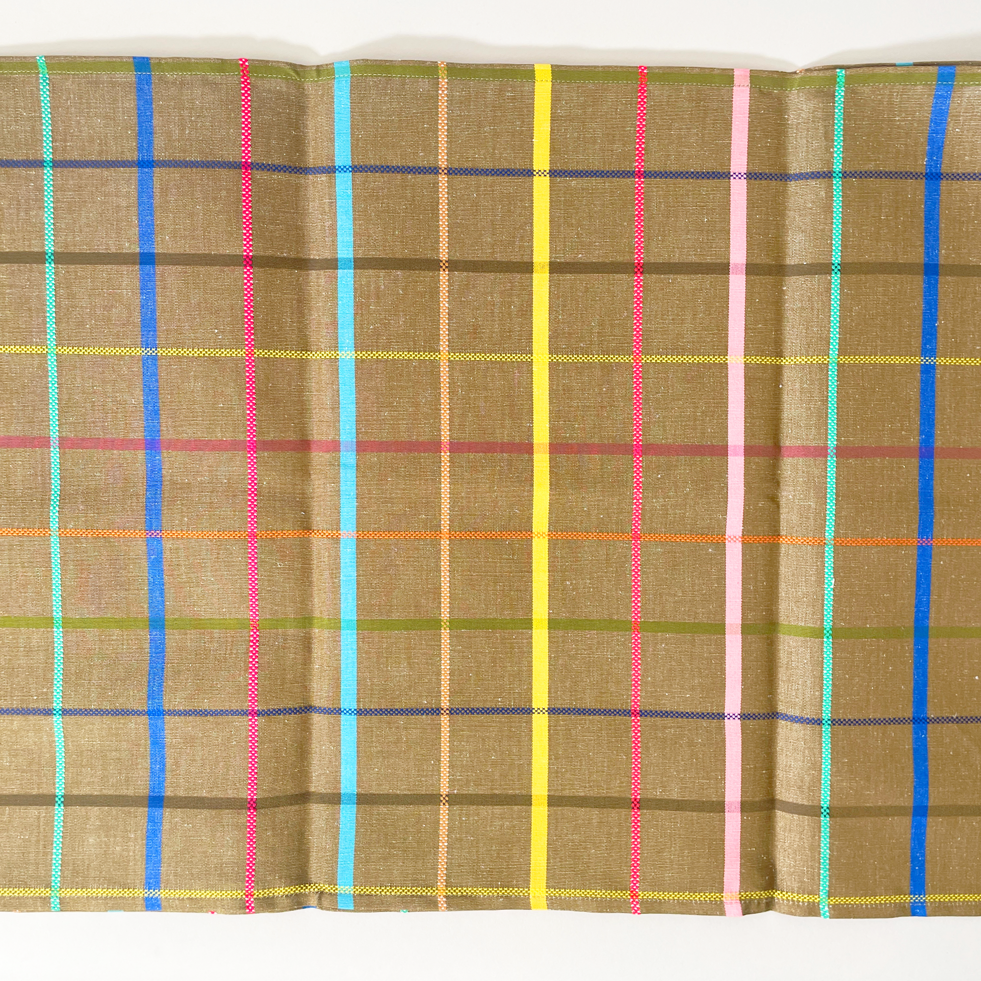 Tissage de Luz Cotton Striped Table Runner, Cottage - Detail