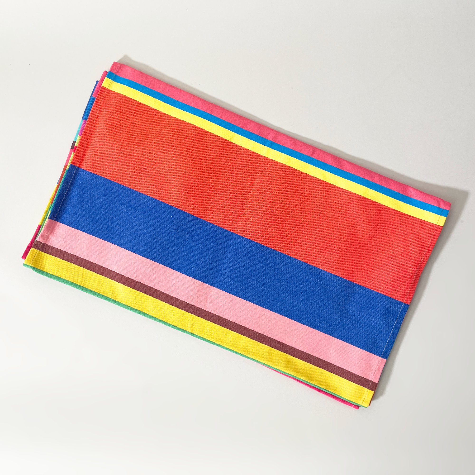 Tissage de Luz Cotton Striped Table Runner, Porto Wide