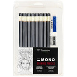 Mono Drawing Pencil Set, 12 Pack