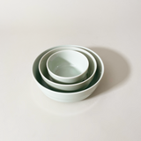 Tripware Recycled Ceramic Bowl Trio Water Blue