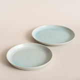 Tripware Recycled Ceramic Plates Large & Medium Water Blue