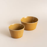 Tripware Recycled Ceramic Straight-Sided Bowls Caramel